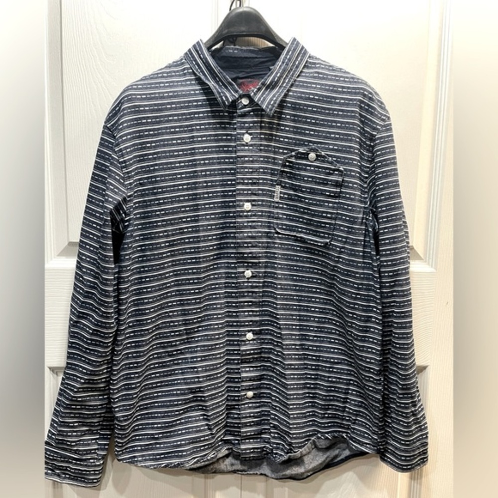 Staple Button Up Longsleeve Mens Large